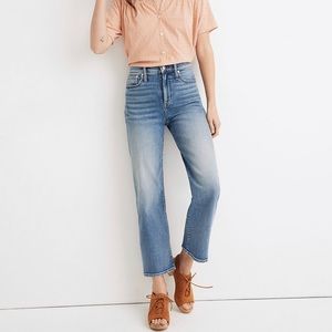 Madewell Slim Wide Leg Crop Jeans